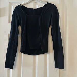 John Gelt, small, long sleeve black shirt